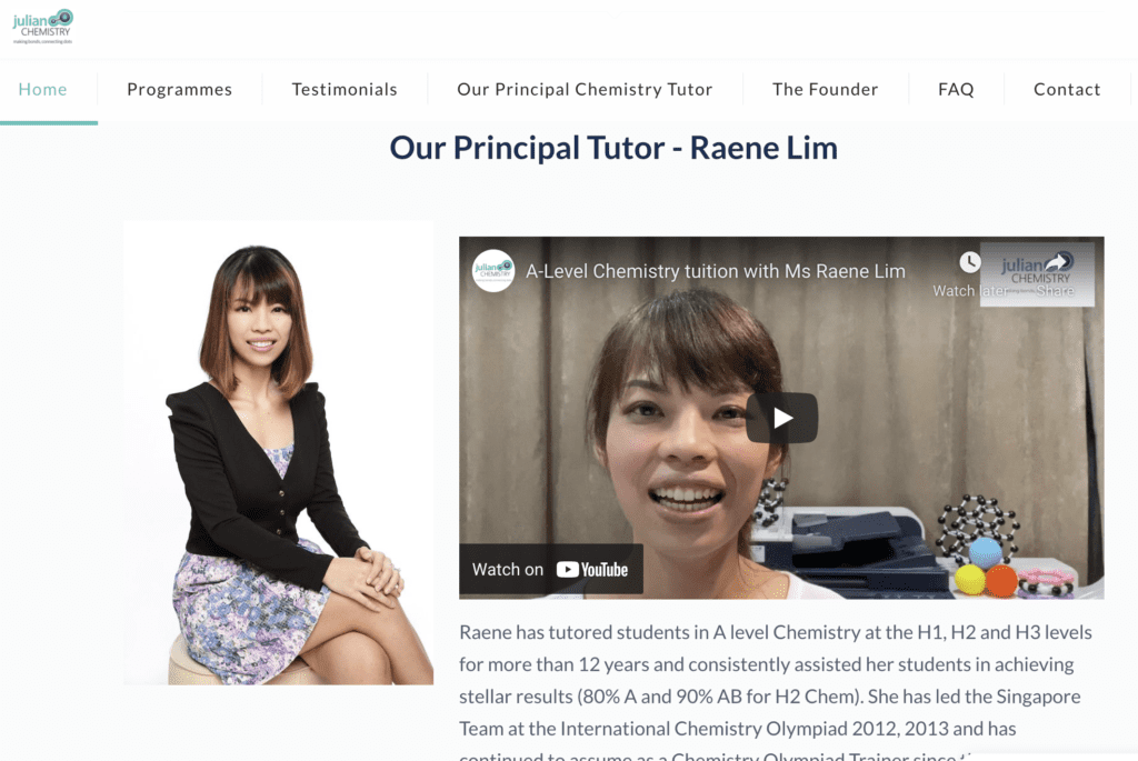 JC Tuition , Best Chemistry Tuition Centres in Singapore