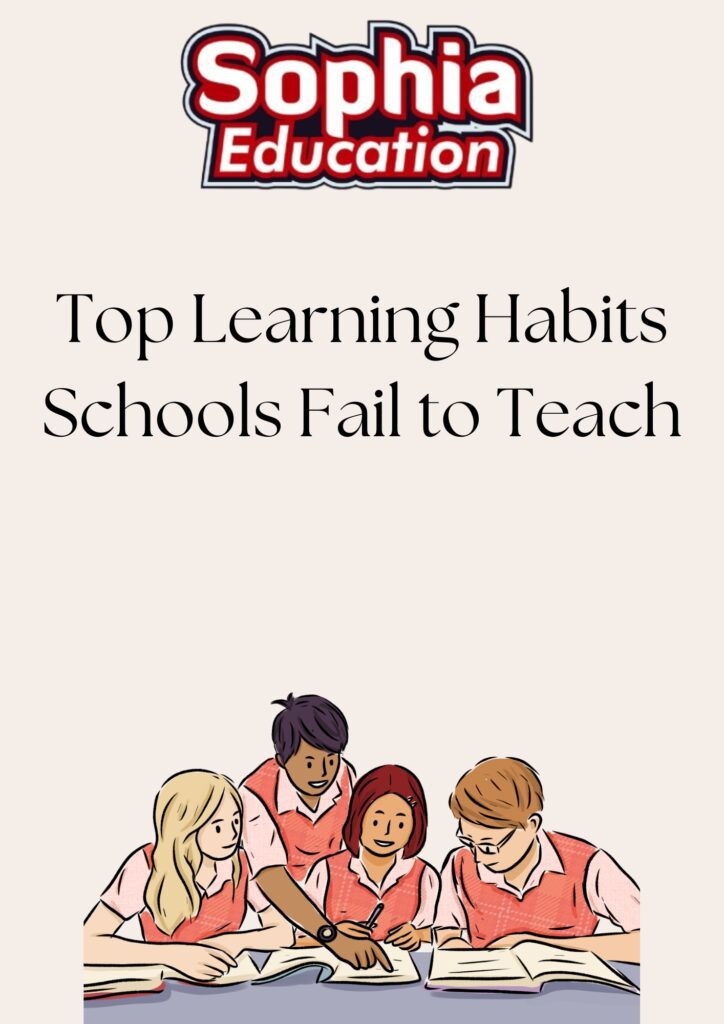 Top Learning Habits Schools Fail To Teach | Sophia Education 2026
