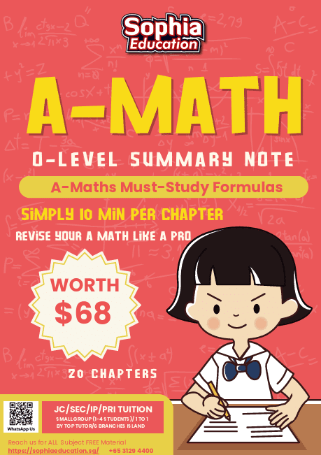 📐 A-Math Formula Sheet Breakdown: When, How & What to Use for Exams